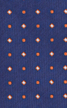 NAVY ORANGE SQUARE
