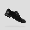 TESLA Shoes 3758 shiny leather with nebuc ligature Grip