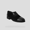 TESLA Shoes 3758 shiny leather with nebuc ligature Grip