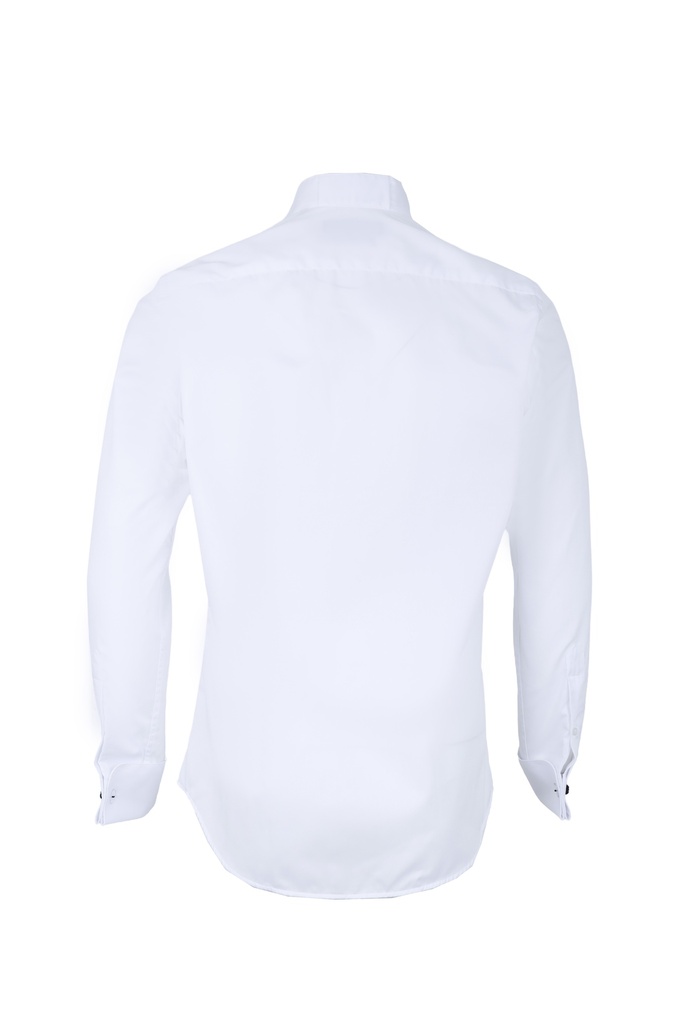 Pavarotti Shirt COMO01-11-V1 Slim Tuxedo Long - Black Metal B.