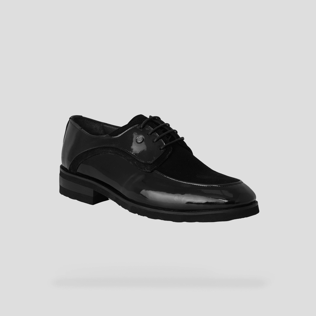 Tesla Shoes 3772 Shiny leather with nebuc-Grip
