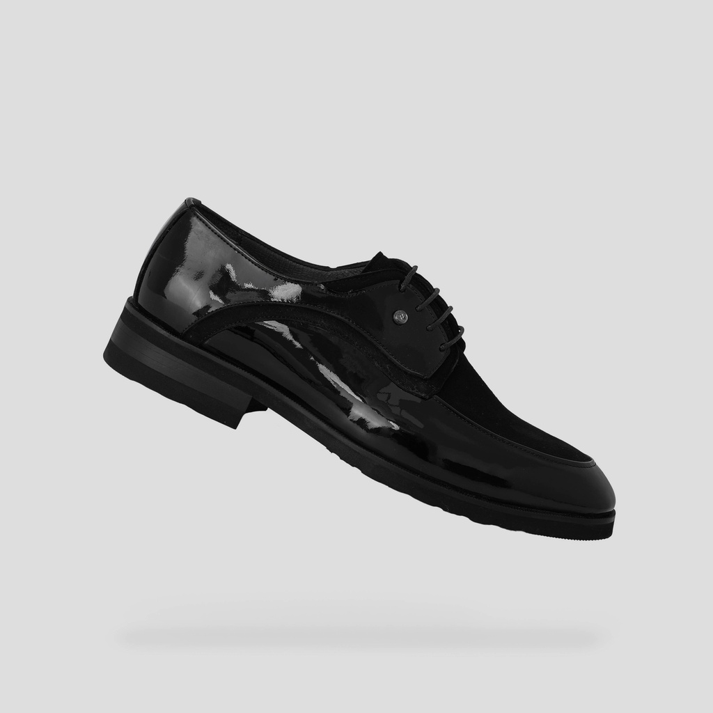 Tesla Shoes 3772 Shiny leather with nebuc-Grip