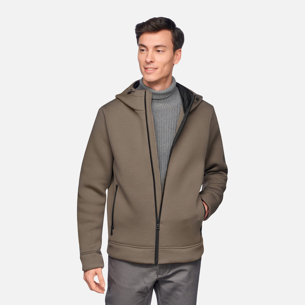 GEOX Jacket M4675A SWEATER HOOD