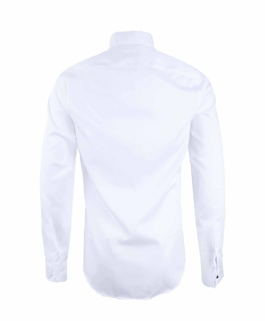 PAVAROTTI Shirt BHJ04041-2602045 WHITE SLIM - HB DOUBEL CUF