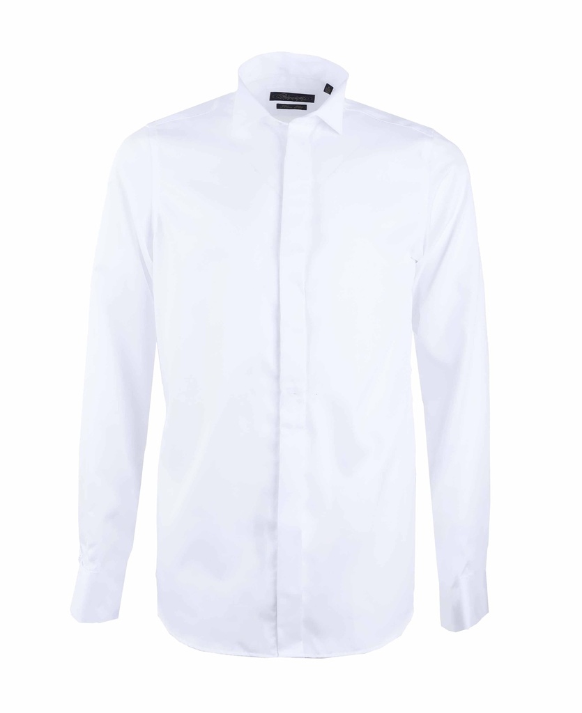 PAVAROTTI Shirt BHJ04041-2602045 WHITE CLASSIC - HB DOUBEL CUF