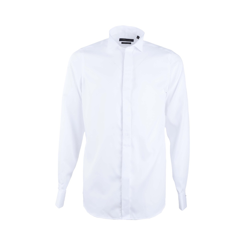 PAVAROTTI Shirt BHJ04041-2602045 WHITE SLIM - BOW TIE