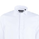 PAVAROTTI Shirt BHJ04041-2602045 WHITE SLIM - BOW TIE