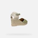 GEOX Shoes D55NGE D GELSA LOW E - RAFFIA+AGNELLO S25