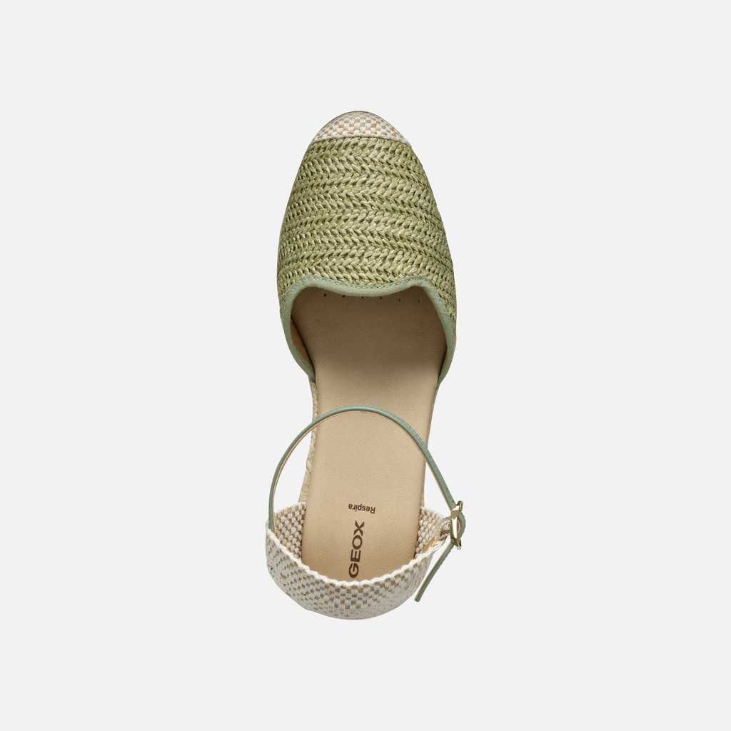 GEOX Shoes D55NGE D GELSA LOW E - RAFFIA+AGNELLO S25