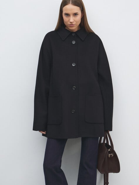 GEOX COAT W5615C RAWELLE C - WOOL BLENCLOTH W-25