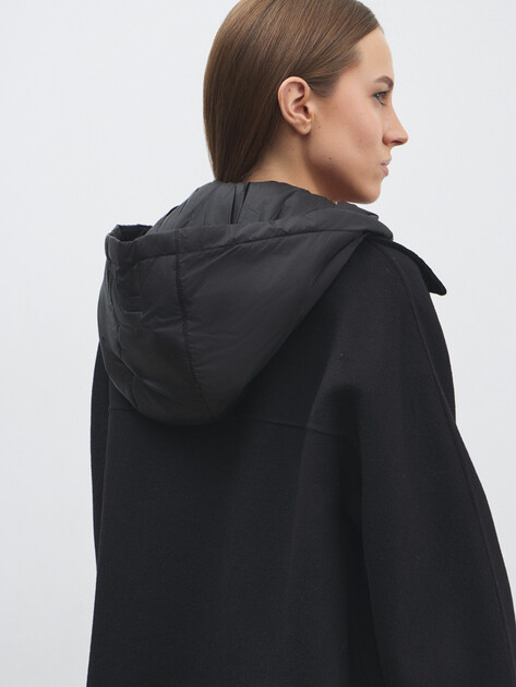 GEOX COAT W5615C RAWELLE C - WOOL BLENCLOTH W-25