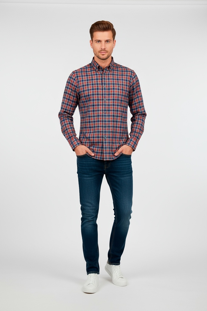 PAVAROTTI Shirt CL04041-1535970 SLIM LONG W-25