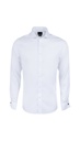 PAVAROTTI Shirt BHJK04001-2600447-W1 96% - 4% WHITE BI SLIM DOUBEL CUF W-25