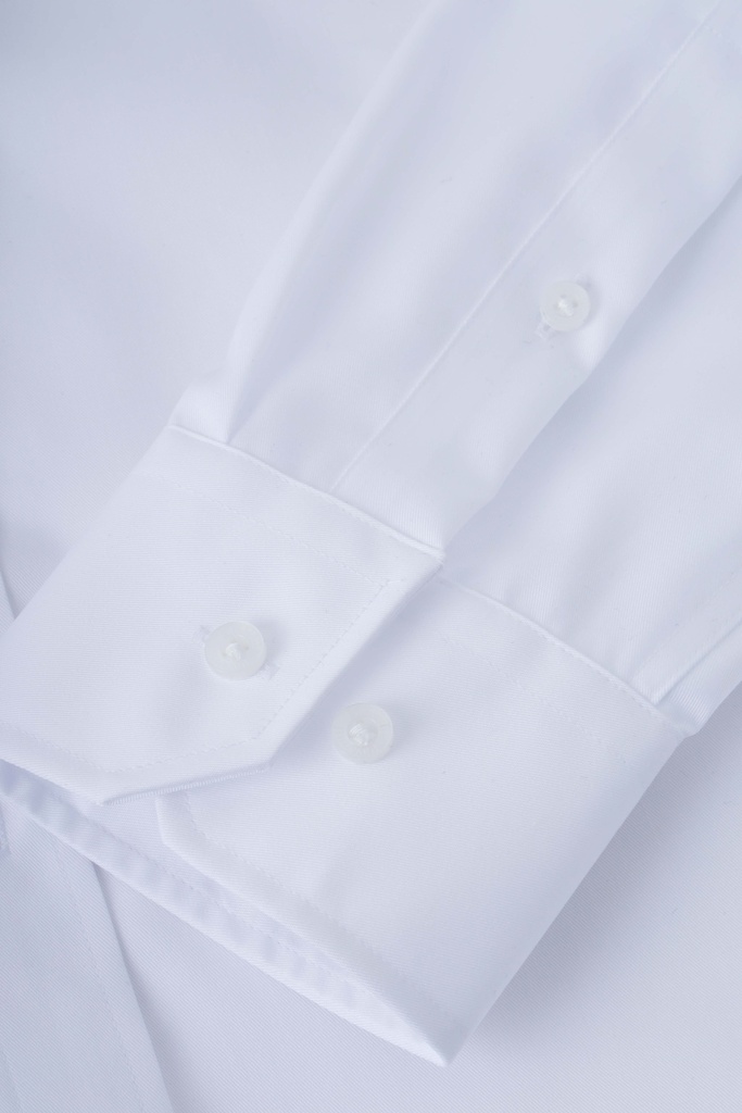 PAVAROTTI Shirt BHJ04041-2602045-W1 100% COTTON WHITE BOW TIE HB CLASSIC DOUBEL CUF W-25