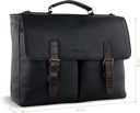 BUGATTI Bag 49165801 Corso DeLuxe briefcase with flap