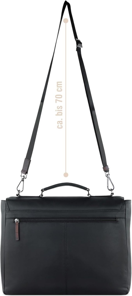 BUGATTI Bag 49165801 Corso DeLuxe briefcase with flap