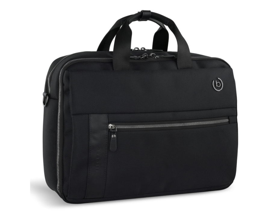 BUGATTI Bag 49640501 NERO Briefcase large