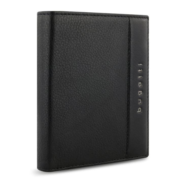 BUGATTI WALLET 49160801 Nome wallet vertical, with flap + zip