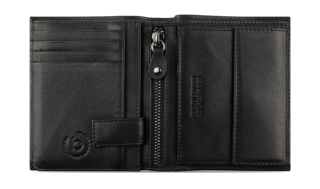 BUGATTI WALLET 49160801 Nome wallet vertical, with flap + zip
