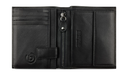 BUGATTI WALLET 49160801 Nome wallet vertical, with flap + zip