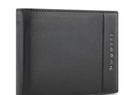 BUGATTI WALLET 49160901 Nome wallet horizontal with flap + zip