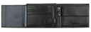 BUGATTI WALLET 49160901 Nome wallet horizontal with flap + zip
