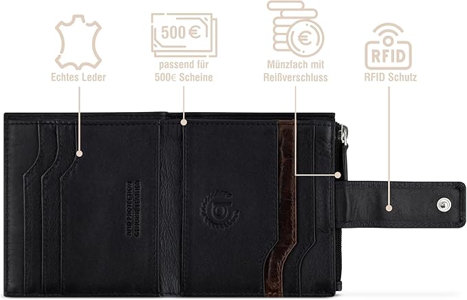 BUGATTI WALLET 49165201 Corso DeLuxe mini wallet