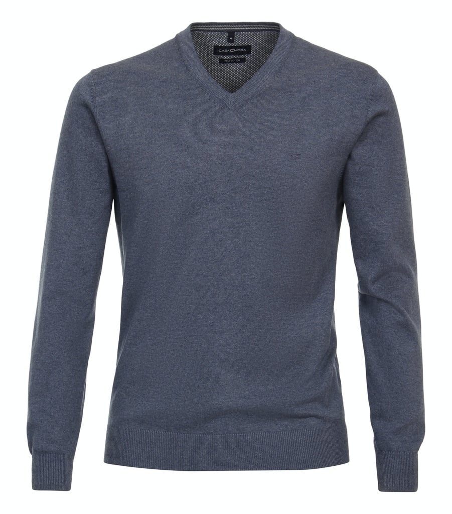 CASAMODA PULLOVER V Neck 004430 W-24 (S, 004430-131)