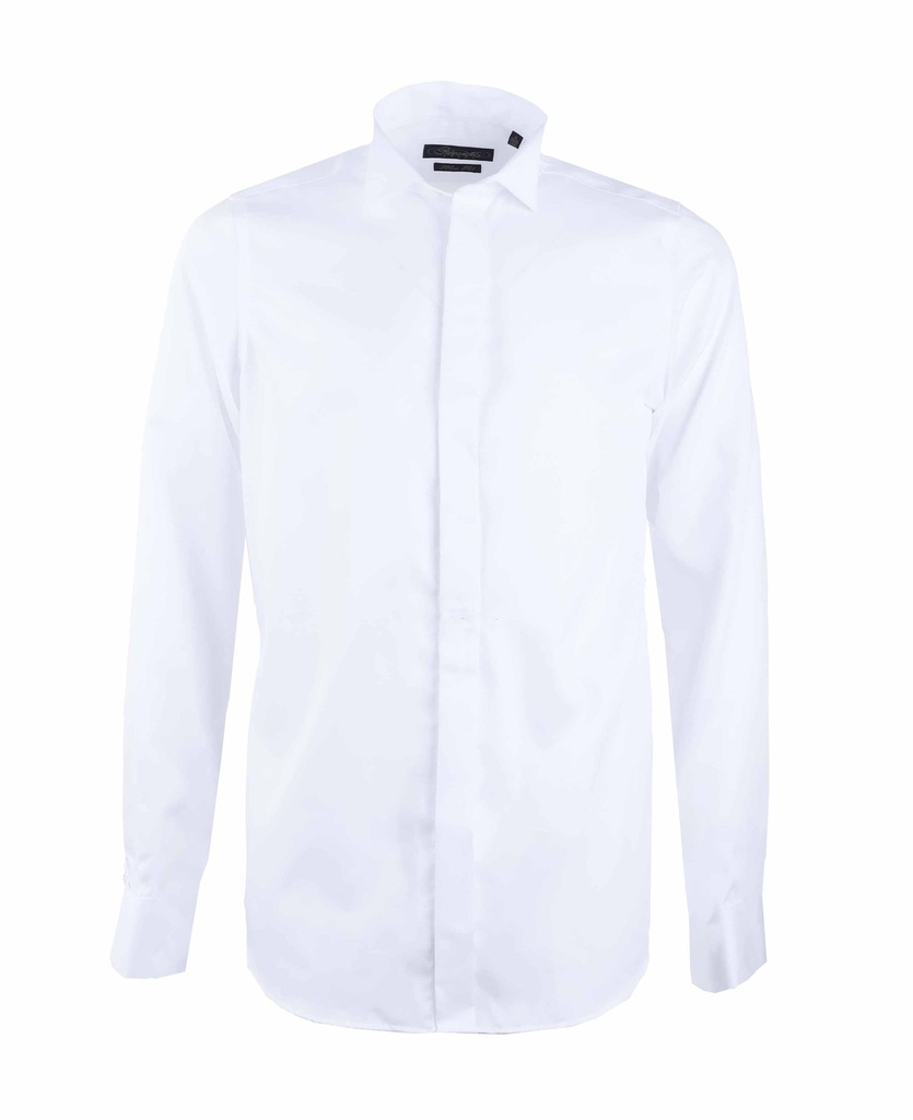 PAVAROTTI Shirt BHJ04041-2602045 WHITE CLASSIC - HB DOUBEL CUF