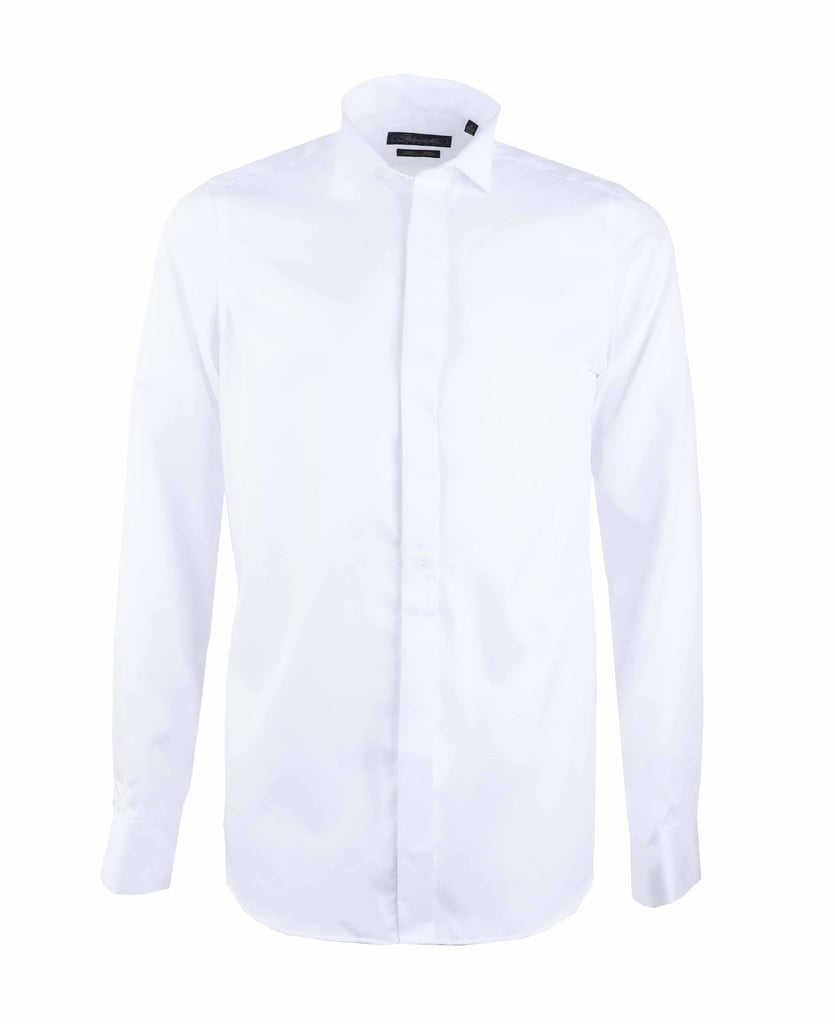 PAVAROTTI Shirt BHJ04041-2602045 WHITE CLASSIC - HB DOUBEL CUF (XS)