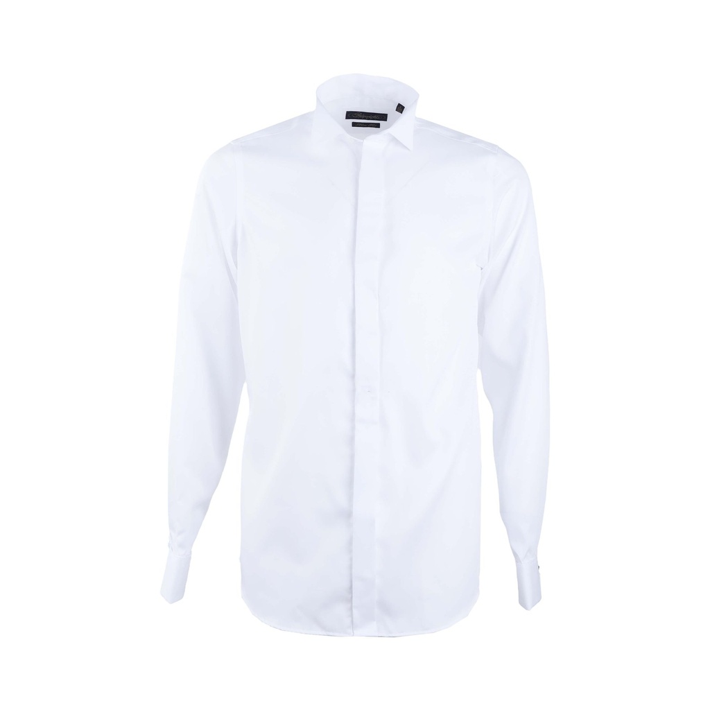 PAVAROTTI Shirt BHJ04041-2602045 WHITE SLIM - BOW TIE