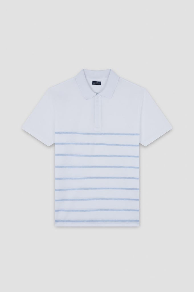 Paul&Shark Shirt 25411223 SS25 (M, 218-WHITE-LIGHTBLUE)