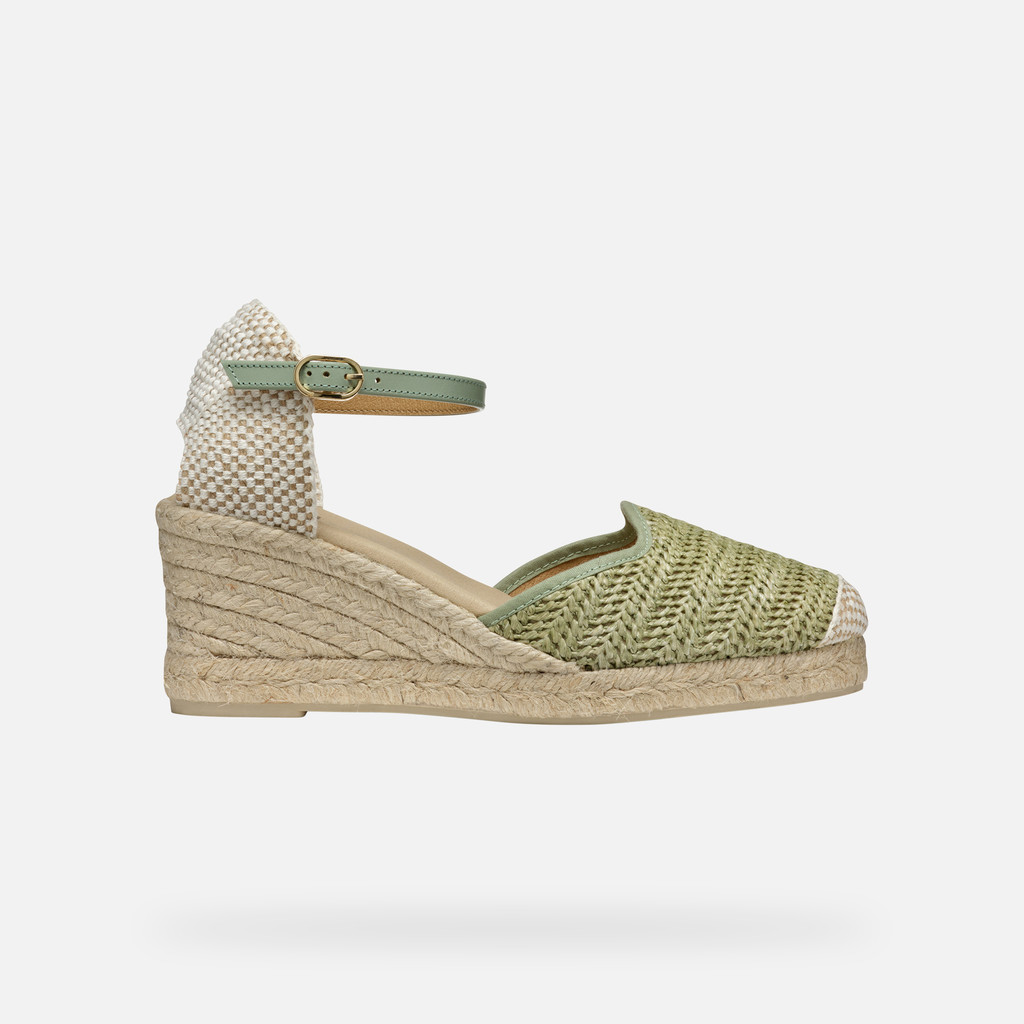 GEOX Shoes D55NGE D GELSA LOW E - RAFFIA+AGNELLO S25