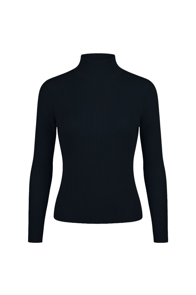 LADY BLOUSE BL537 W-25 (S, Black)