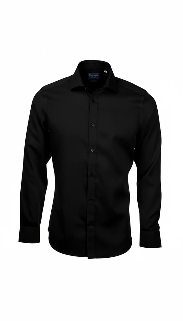 PAVAROTTI Shirt BHJK04001-2600447-BK1 96-4 Black BI CLASSIC NORMAL W-25 (S)