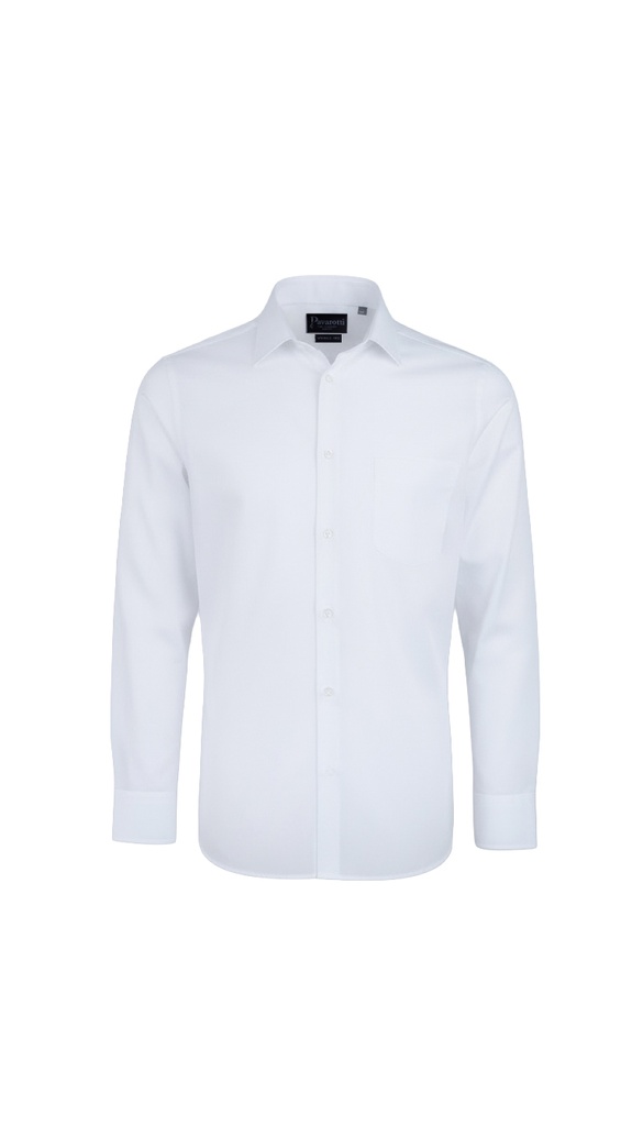 PAVAROTTI Shirt BHJK04001-2600447-W1 96% - 4% WHITE CLC CLASSIC NORMAL W-25