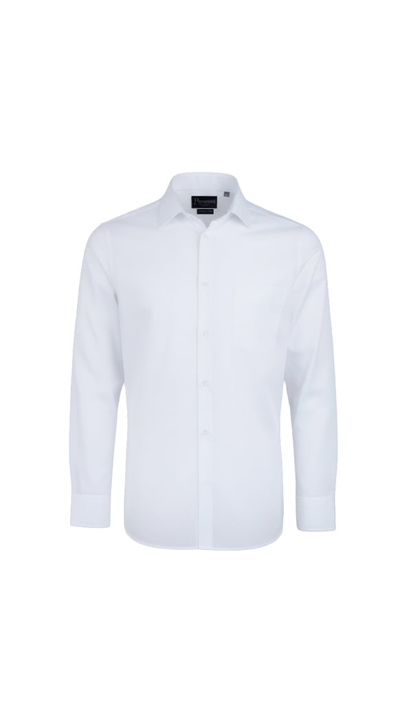 PAVAROTTI Shirt BHJK04001-2600447-W1 96% - 4% WHITE CLC CLASSIC NORMAL W-25 (S)