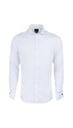 PAVAROTTI Shirt BHJK04001-2600447-W1 96% - 4% WHITE BI SLIM DOUBEL CUF W-25