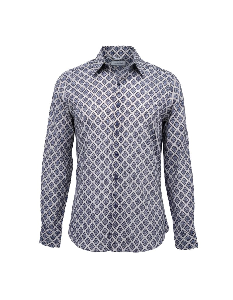 GUERINI SHIRT 600806 (M, BLUE)