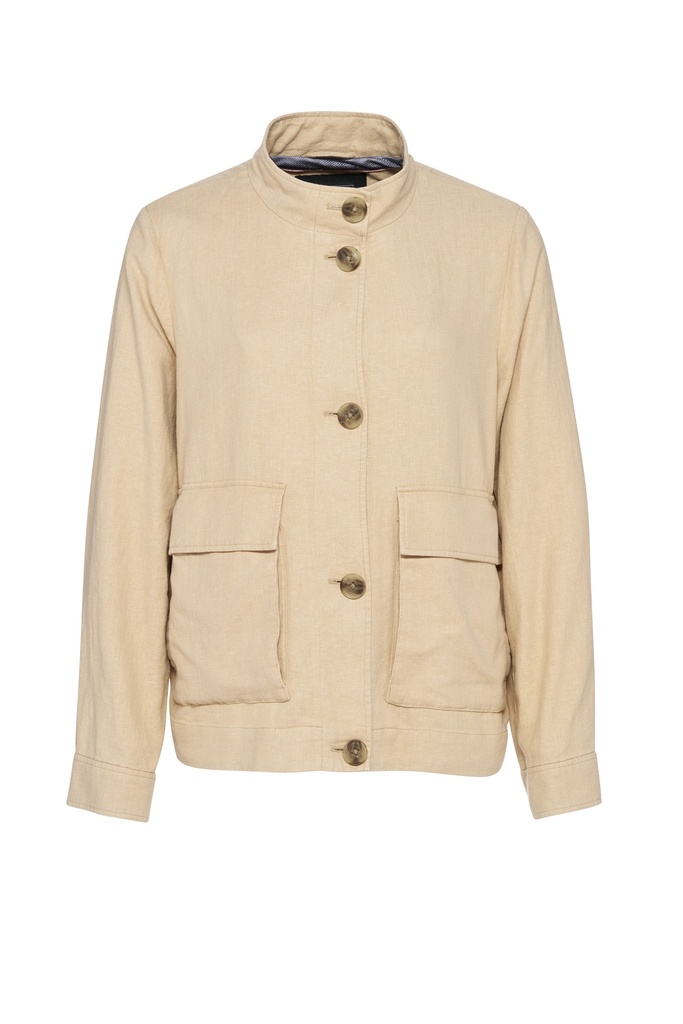 GEOX Jacket W6520M T3345 MADDALUSIA SHORT - LINEN C