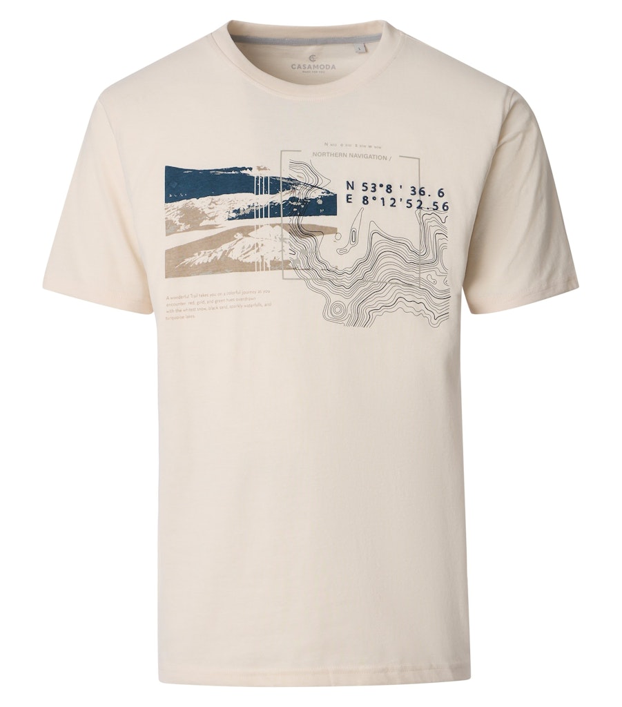 CASAMODA Tshirt 126340001 1/2 SLEEVE