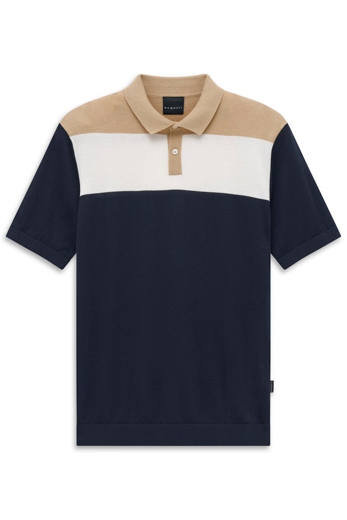 BUGATTI polo 1/2 sleeve 7100 15518E (S)