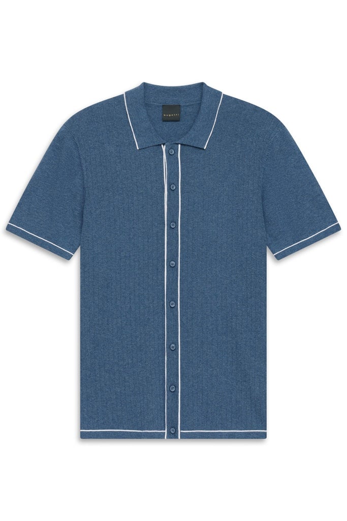 BUGATTI polo 1/2 sleeve 7100 15554E (M, 260)