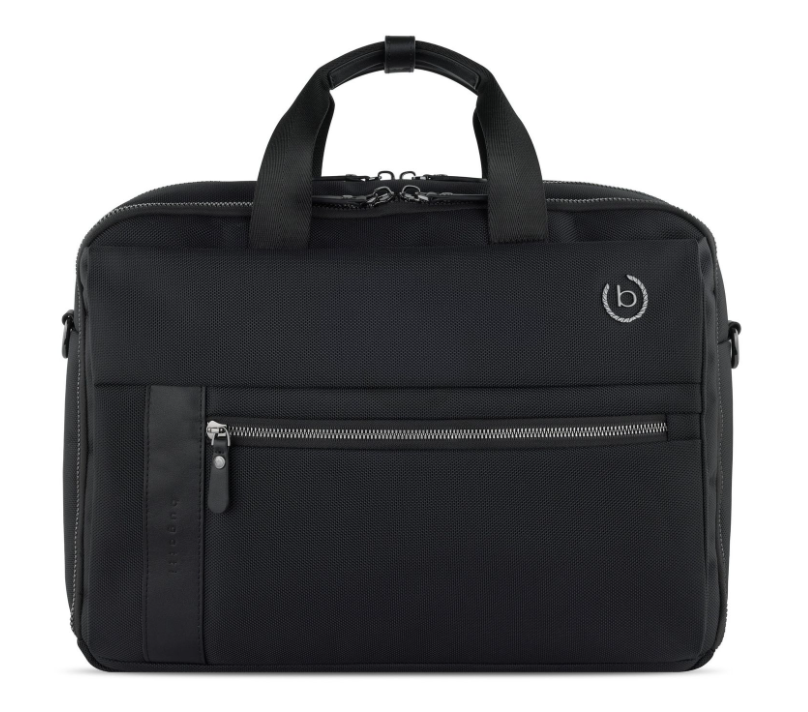 BUGATTI Bag 49640501 NERO Briefcase large