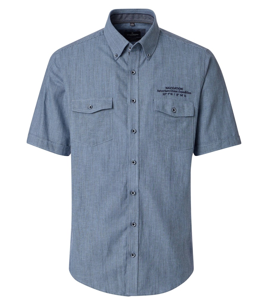 Casamoda OVERSHIRT 126131501 1/2 SLEEVE