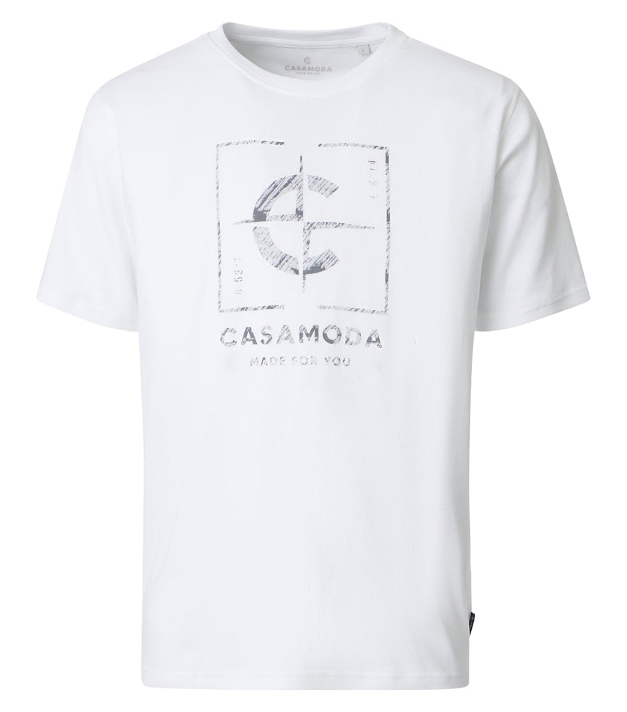 Casamoda Tshirt 126340051 1/2 SLEEVE (S, 126340051-000)