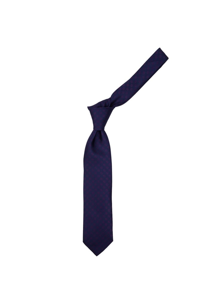 LAPESCARA TIE T11-434 (T11-434-NAVY&PURPLE)