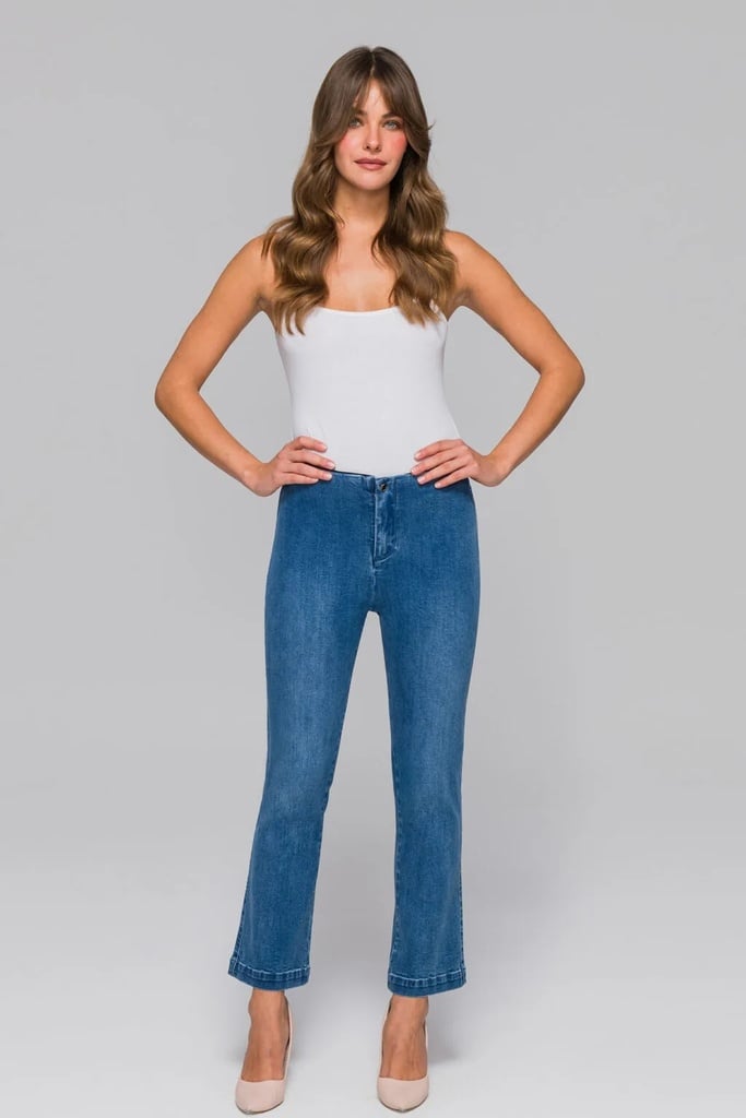 CHIARA DALBA PANT 91602-6 FLARE CROP
