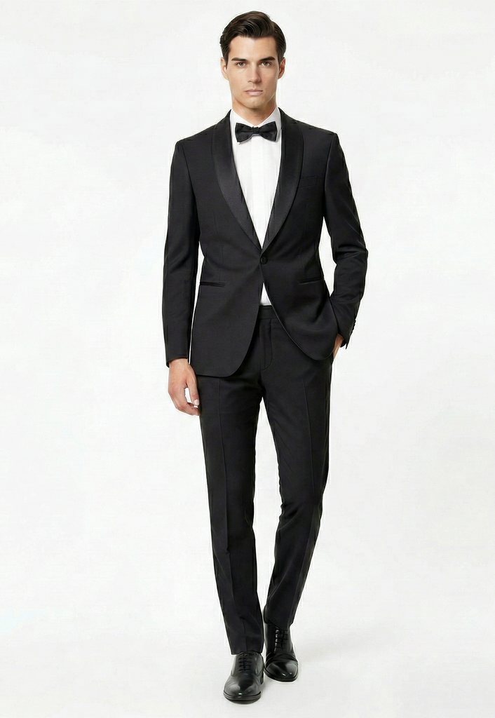 Di Porto Suit Tuxedo Sateen
