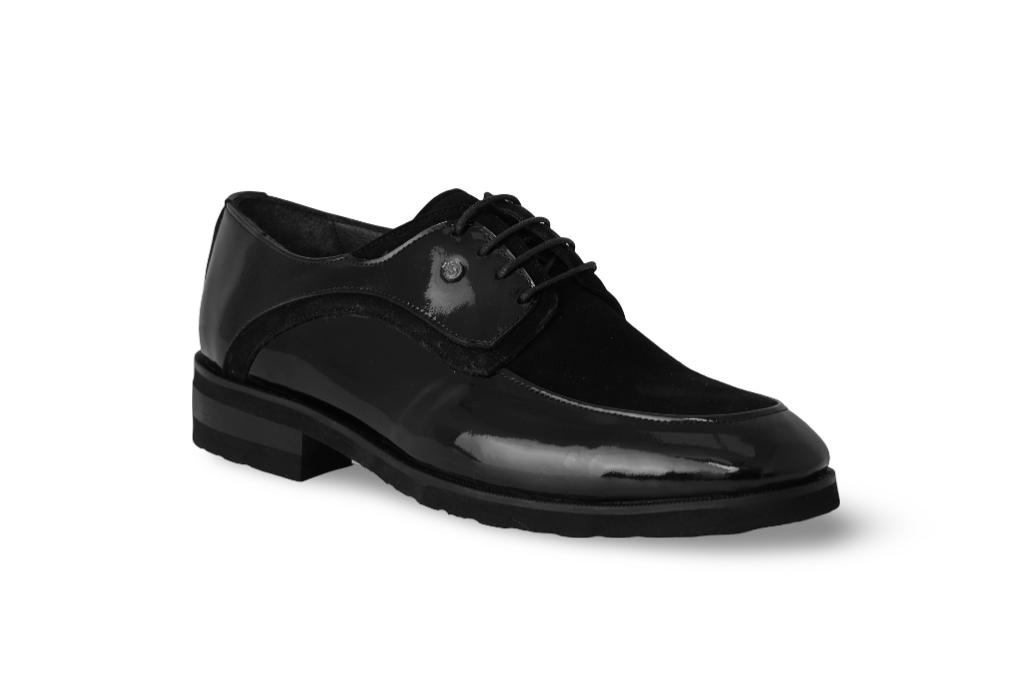 Tesla Shoes 3772 Shiny leather with nebuc-Grip (39)